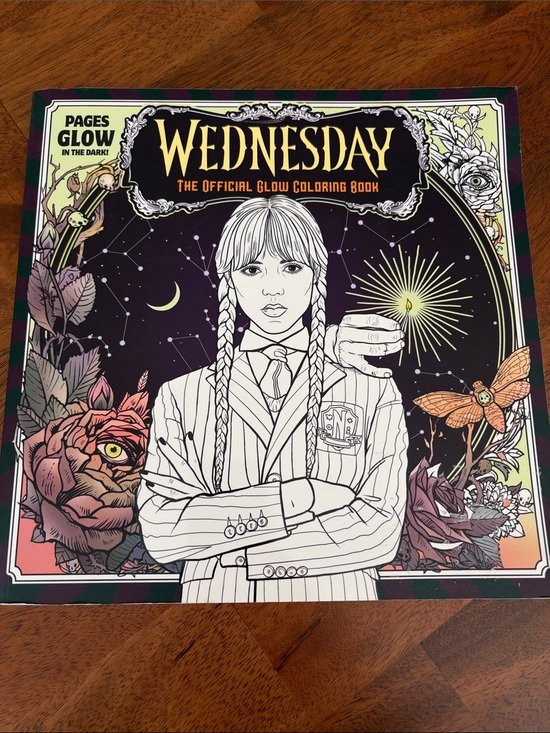 random house Other - Wednesday Official Glow In the Dark Coloring Book -96 pgs